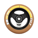 Tilt Stage Scooter Wheels - 110mm - Gold Stripe - Pair