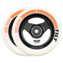 Tilt Stage Scooter Wheels - 110mm - Orange Stripe - Pair