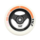 Tilt Stage Scooter Wheels - 110mm - Orange Stripe - Pair