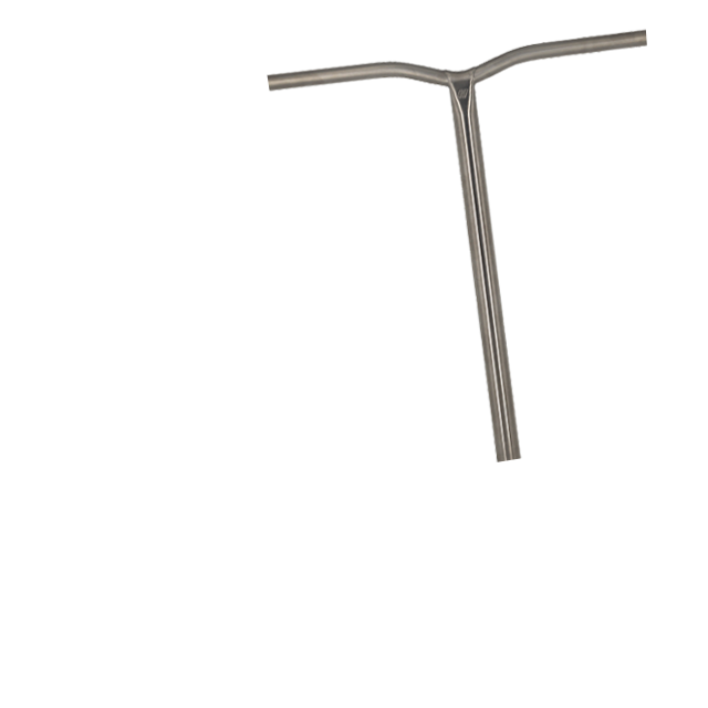 Unfair FX-1 Pro Scooter Bars - HIC - Titanium - Polished