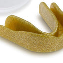 Adult Gum Shield - GOLD Sparkle - close-up