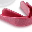Adult Gum Shield - PINK Sparkle - close-up