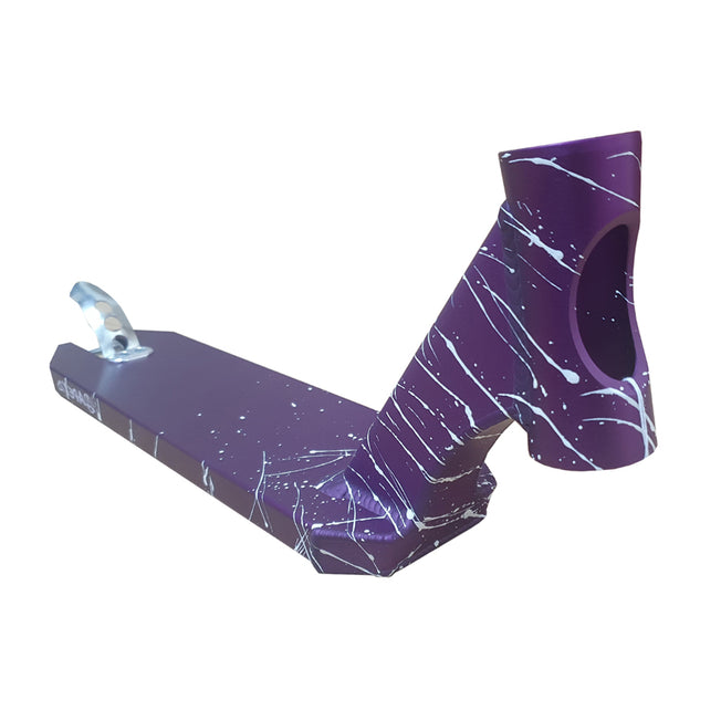 Apex Mini Scooter Deck - Purple /  White - 4.5
