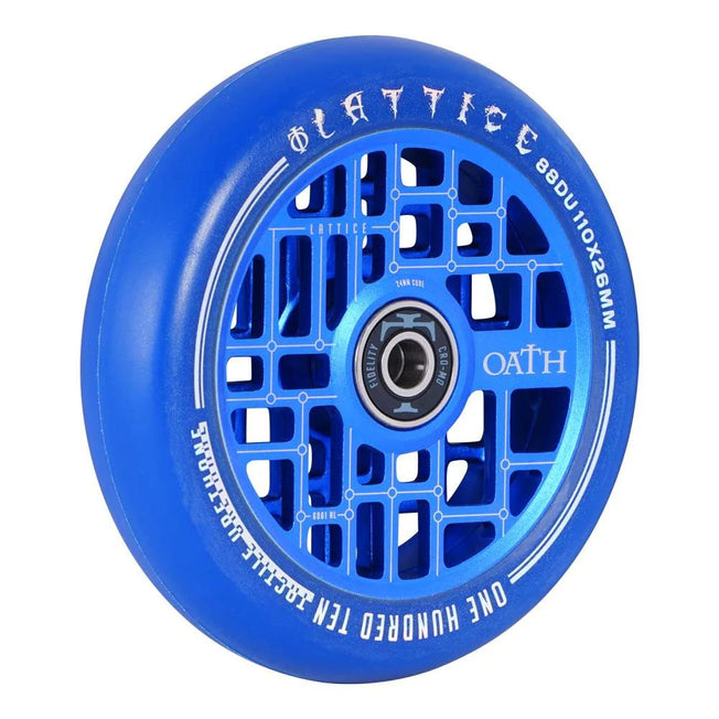 Oath Lattice Wheels - 110mm - Blue - Pair