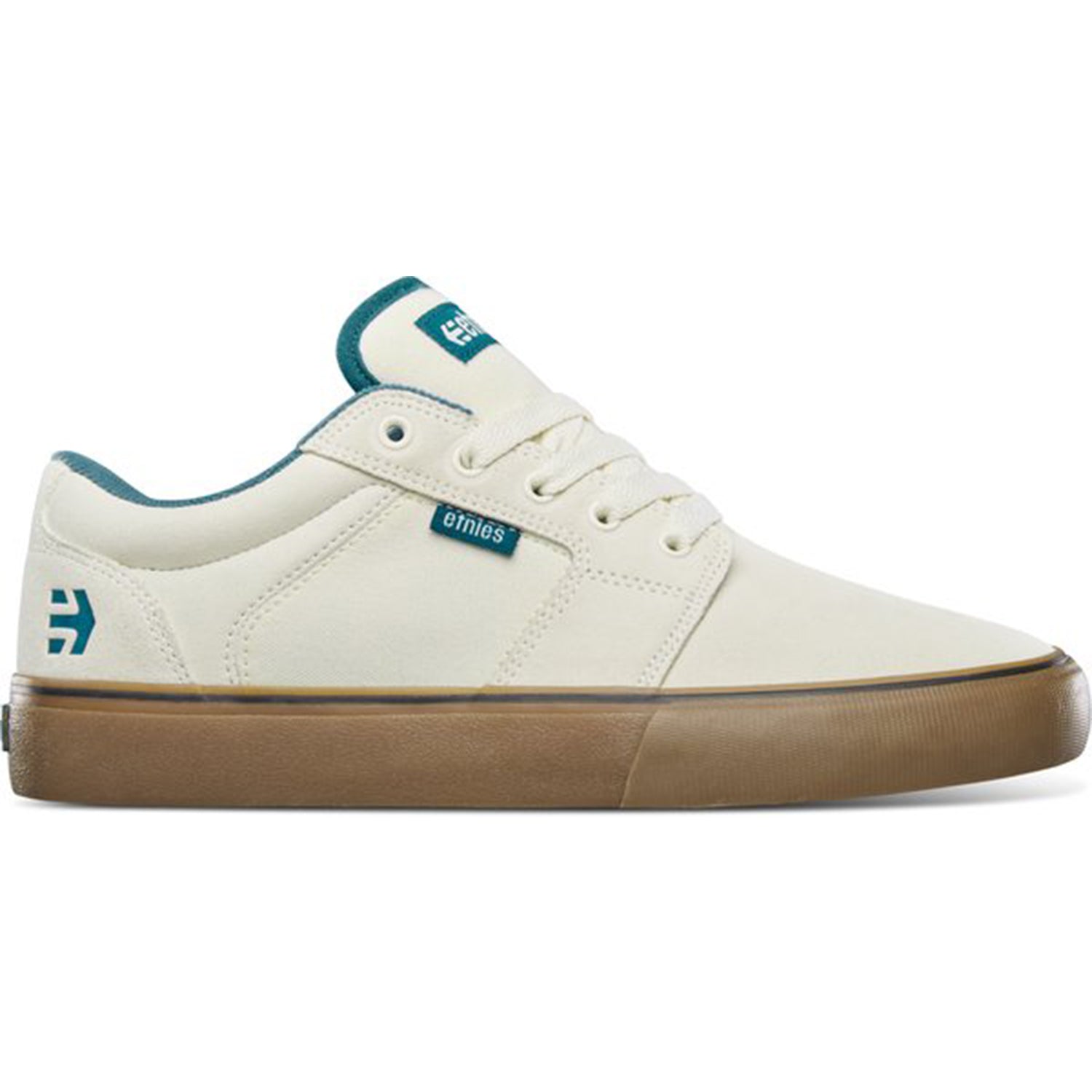 White and blue etnies sales