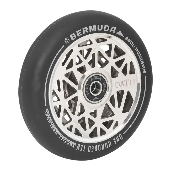 Oath Bermuda Pro Scooter Wheels - 110mm - Neo Silver - Pair