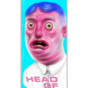 Chubby Head of Sales Scooter Griptape - Teal / Pink
