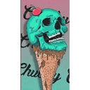Chubby Ice Cream Scooter Griptape - Green/Pink