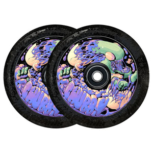 Chubby Hollowcore Scooter Wheel - 110mm - Alien Purple / Glitter