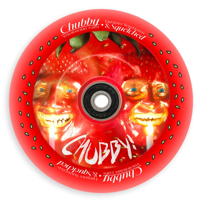 Chubby Hollowcore Pro Scooter Wheel - 110mm - Strawberry Farm