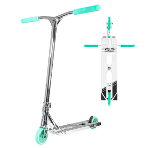 Core SL2 Complete Scooter - Chrome / Teal