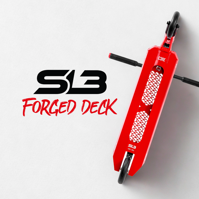 CORE SL3 Forged Scooter Deck - Candy Red - 5.25