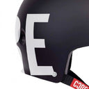 CORE Street Helmet - Black/White - logo close-up