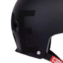 CORE Street Helmet - Stealth Black - logo close-up