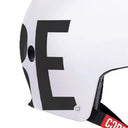 CORE Street Helmet – White - logo close-up