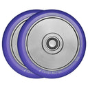 Drone Hollow Series Scooter Wheel - 110mm - Smoked Chrome / Purple