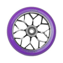 Drone Velocity 1 Scooter Wheel - Spoked Super-Light - 110mm - Smoked Chrome / Purple