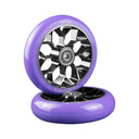 Drone Velocity 1 Scooter Wheel - Spoked Super-Light - 110mm - Smoked Chrome / Purple