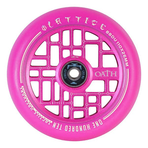 Oath Lattice Pro Scooter Wheels - 110mm - Pink - Pair