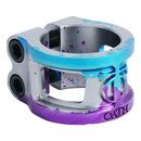 Oath Cage V2 Scooter Double Clamp - Blue / Purple / Titanium