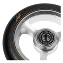 North Index G5 Scooter Wheels - 115mm - Silver / Black - Pair