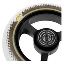 North Index G5 Scooter Wheels - 110mm - Black / White - Pair