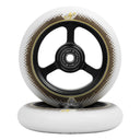 North Index G5 Scooter Wheels - 115mm - Black / White - Pair