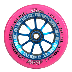 River Rapid Pro Scooter Wheels - 115mm - Roulette - Pair