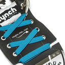 Synch Bands Shoelaces - Motley Blue - lace close-up