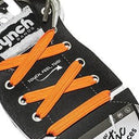 Synch Bands Shoelaces - Orange Krush - lace close-up
