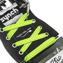 Synch Bands Shoelaces - Slime Green - lace close-up