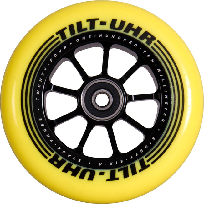 Tilt UHR Pro Scooter Wheels - 110mm - Yellow - Pair