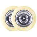 North Fullcore Scooter Wheel - 110mm - Cream / Silver - Pair