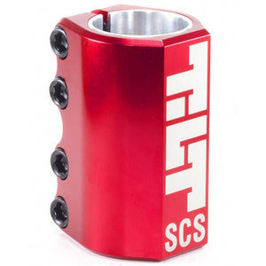 Tilt Scooter SCS Clamp - Anodized Red