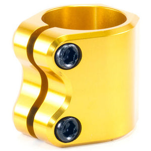 Tilt Oversized Scooter Double Clamp - Anodized Gold