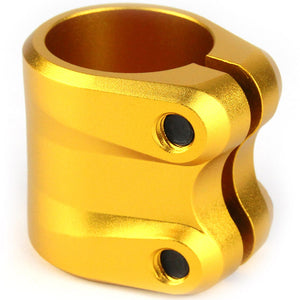 Tilt Sculpted Oversized Double Clamp - Anodized Gold