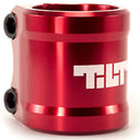 Tilt ARC Oversized Scooter Double Clamp - Anodized Red