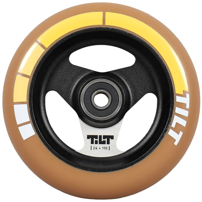 Tilt Stage I Pro Scooter Wheels - 110mm - Gold Stripe - Pair