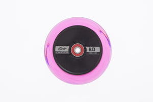 Grit Scooters Hollow Core Wheels H2O 110mm x 24mm Black / Pink (Pair)