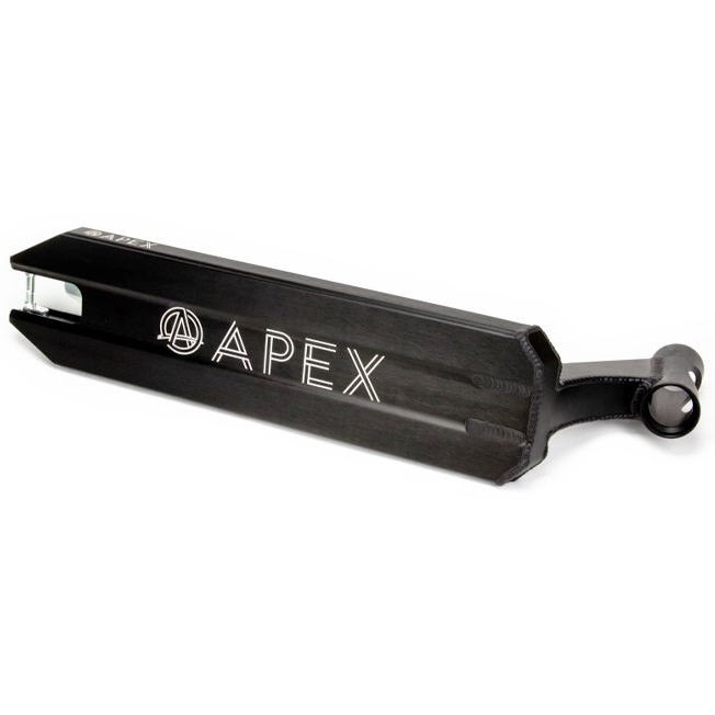 Apex Peg Cut Deck - Anodized Black - 5.0
