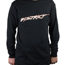 District Longsleeved T-Shirt - Classic Logo - Black