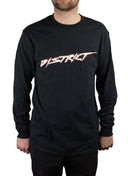 District Longsleeved T-Shirt - Classic Logo - Black