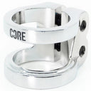 Core Venom Scooter Double Clamp - Chrome
