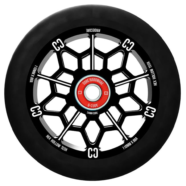 Core Hex Pro Scooter Wheel - 110mm - Black