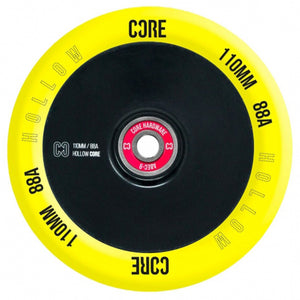 Core Hollowcore Wheel V2 - 110mm -  Yellow/Black