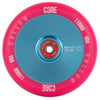 Thumbnail for Core Hollowcore Pro Scooter Wheel V2 - 110mm - Pink/Blue