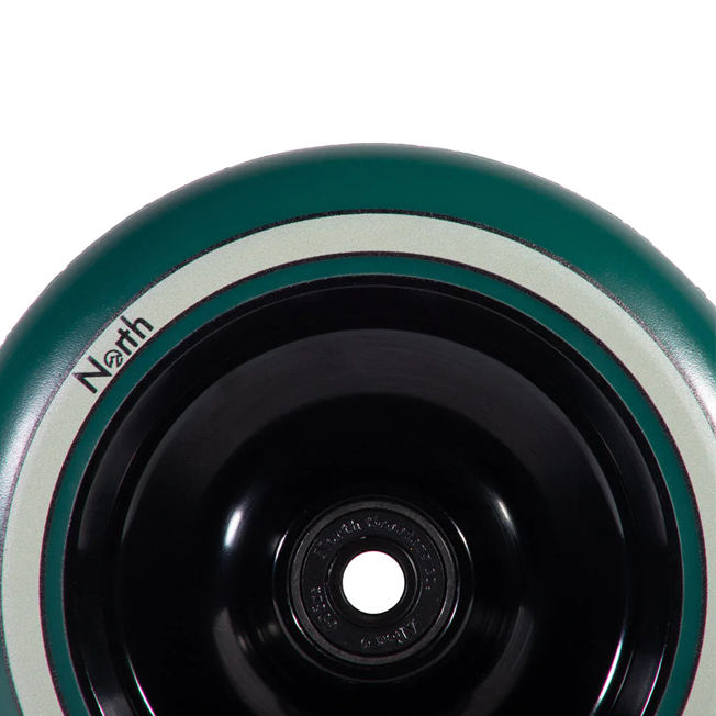 North Fullcore Wheel - 110mm - Black / Green - Pair