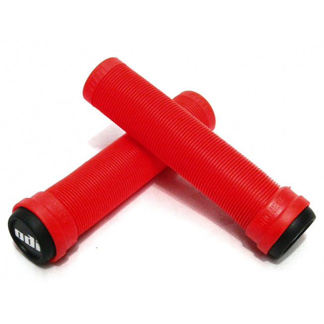 ODI Long Neck Grips - Flangeless - ST - Red