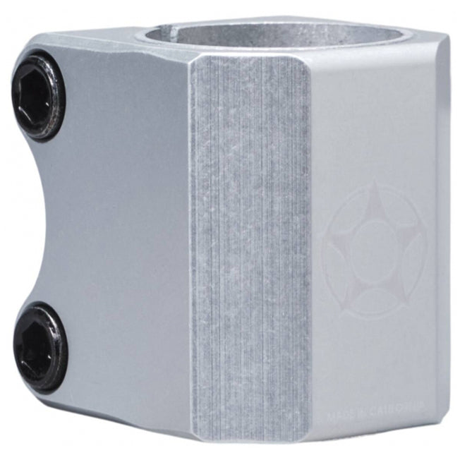 Proto Half Knuckle Scooter Double Clamp - Silver