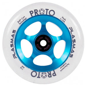 Proto Plasma Spoked Wheels - 110mm - Electric Blue - Pair
